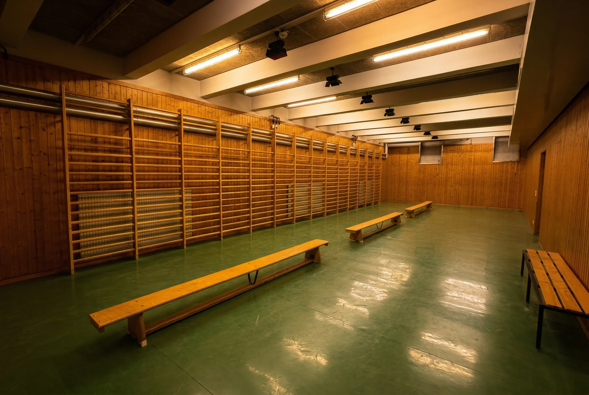 Benches and Wall Bars